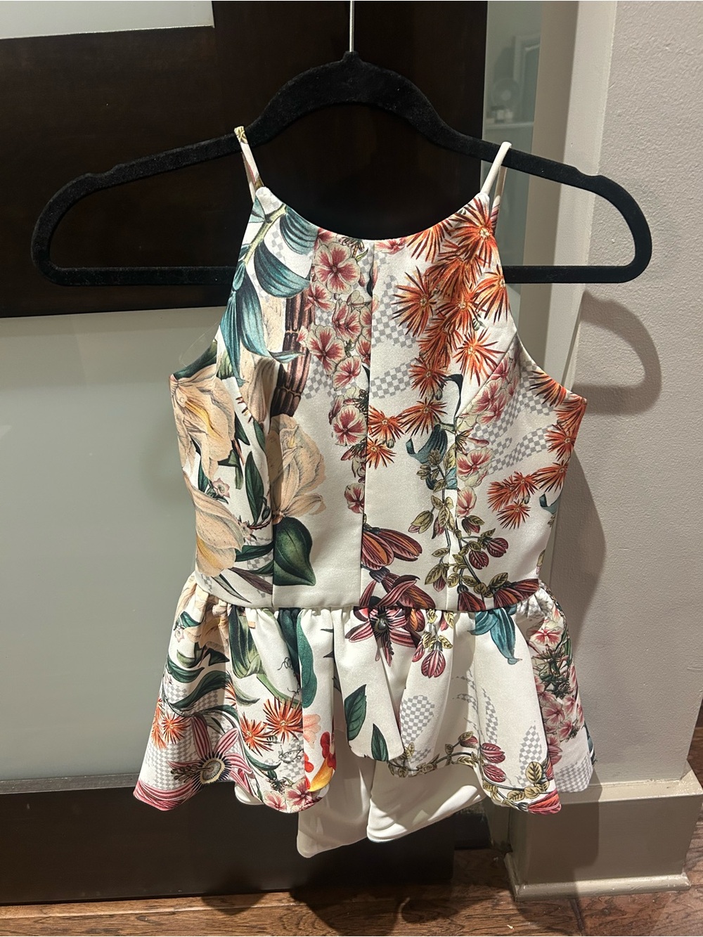 Anthropologie peplum top